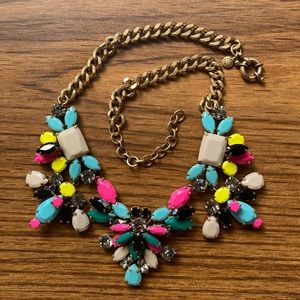 J.Crew Bejeweled Statement Necklace